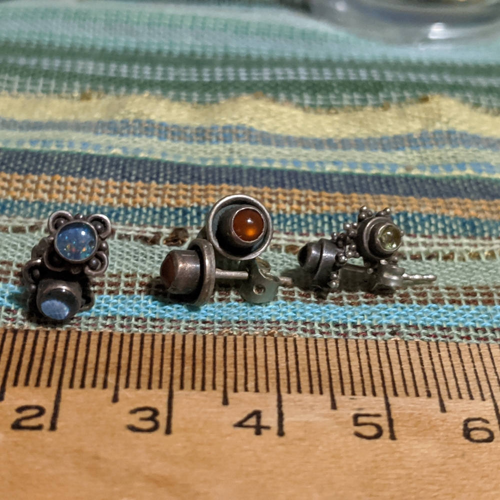 Pack of 3 Boho stud earrings